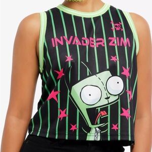 Invader‎ Zim GIR Screaming Jersey Tank Top Hot Topic